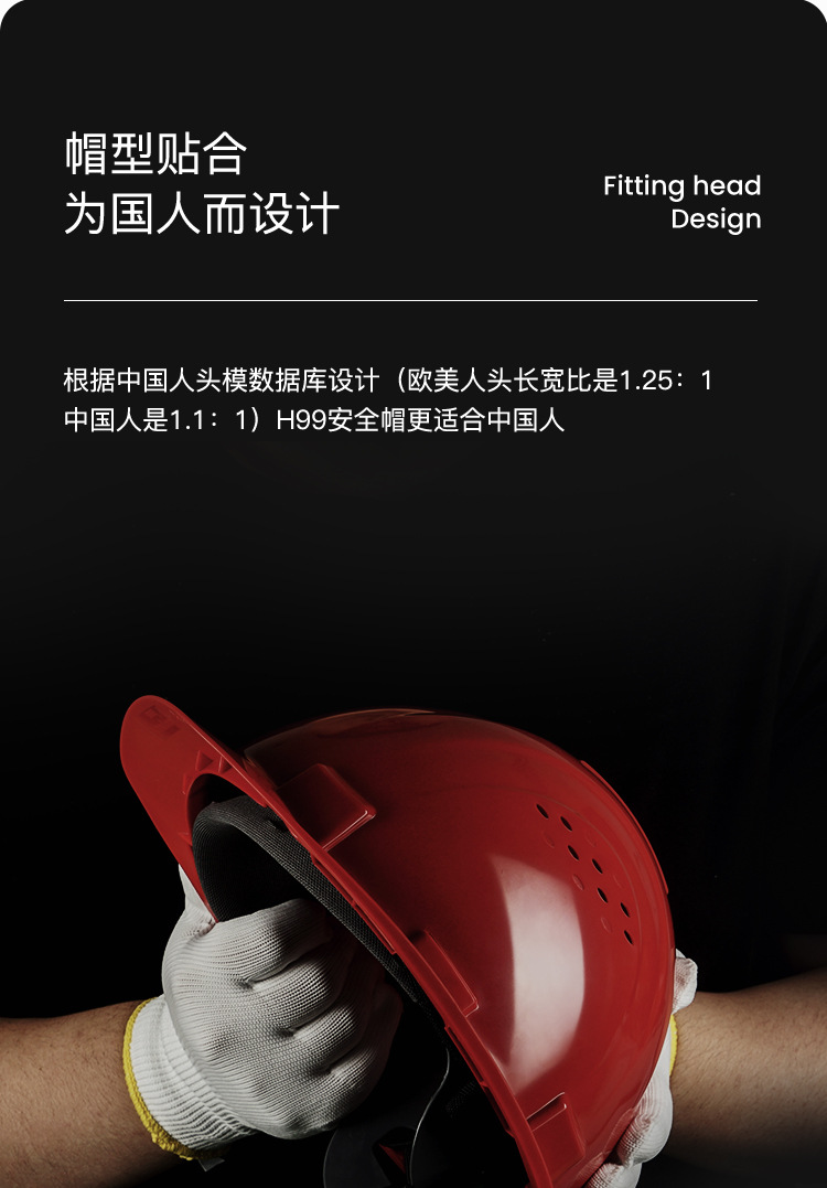 霍尼韋爾H99BA103S ABS橙色安全帽 H99S系列帶通風(fēng)孔安全帽9